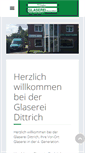 Mobile Screenshot of glaserei-dittrich.de